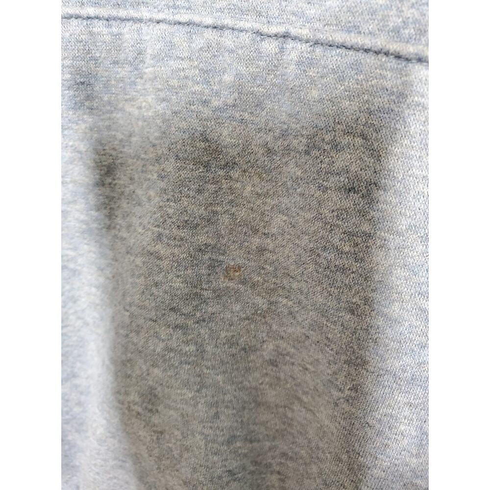 Adidas Men’s M Blue Hoodie Pullover 3‑Stripes Logo Sweatshirt Kangaroo Pocket - Picture 12 of 13